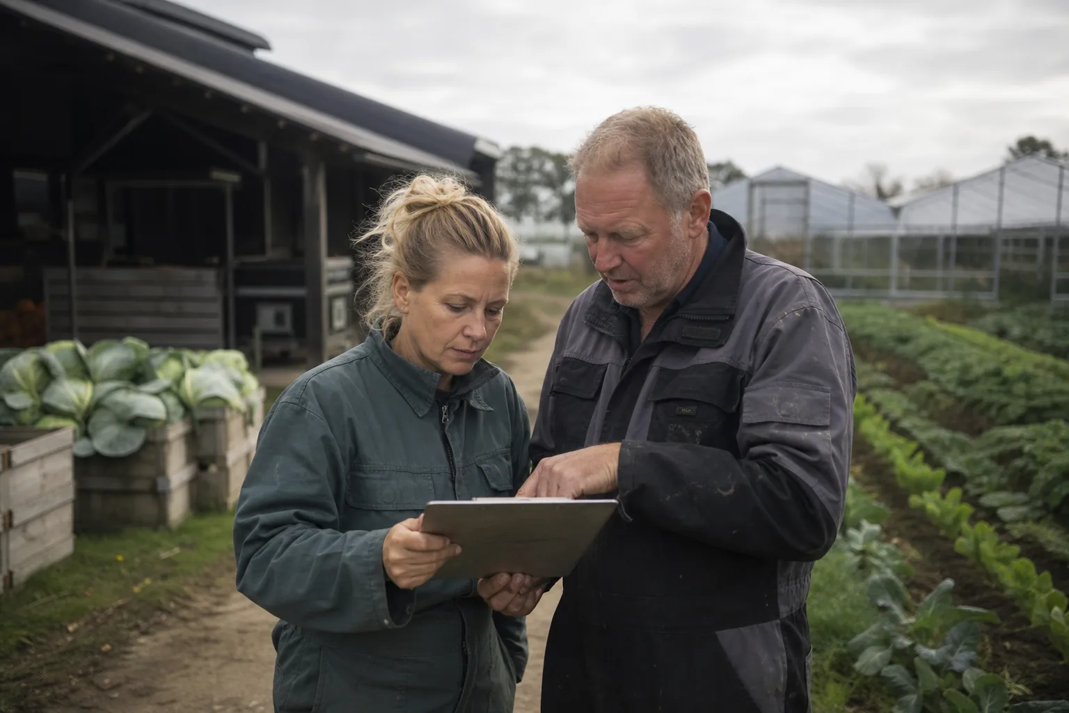 Werk op een Nederlands agrarisch bedrijf. Beeld bij het artikel: In welke stappen plan je de afhaalmomenten van je boerderijwinkel voor een hele week?