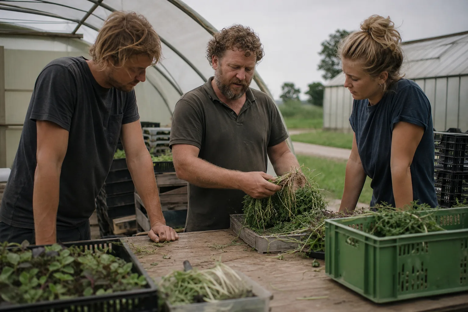 Werk op een Nederlands agrarisch bedrijf. Beeld bij het artikel: Wanneer zijn een appgroep en een rekenblad niet meer genoeg voor je bestellingen?