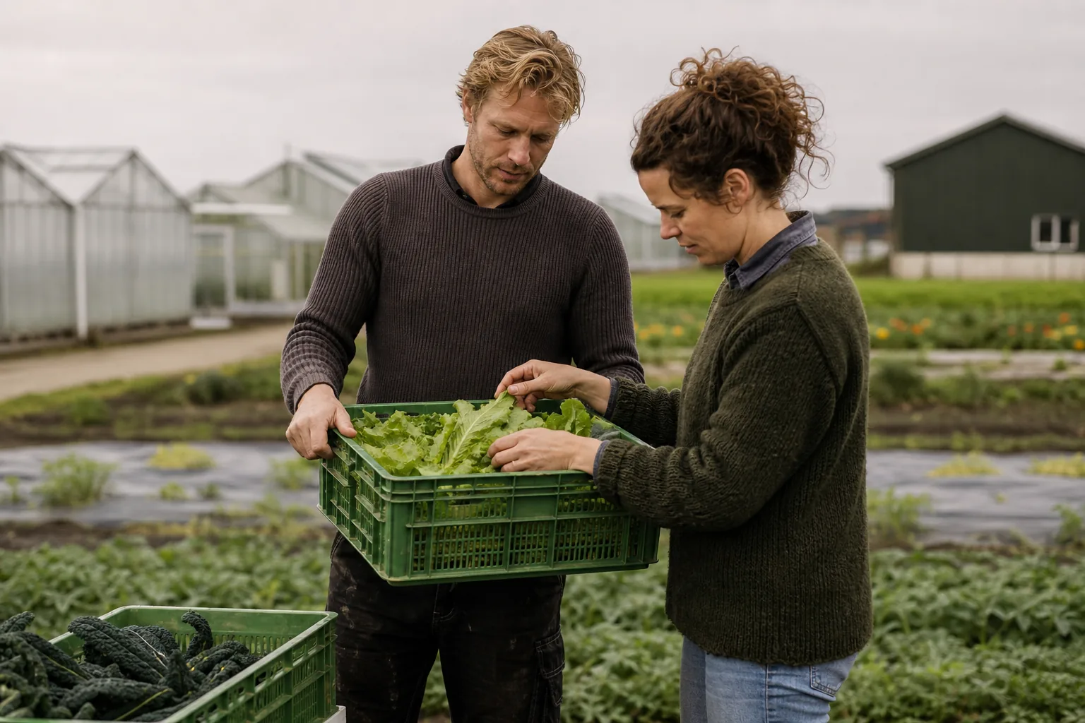 Werk op een Nederlands agrarisch bedrijf. Beeld bij het artikel: Hoeveel kost een bestelsysteem voor de korte keten je werkelijk per jaar?